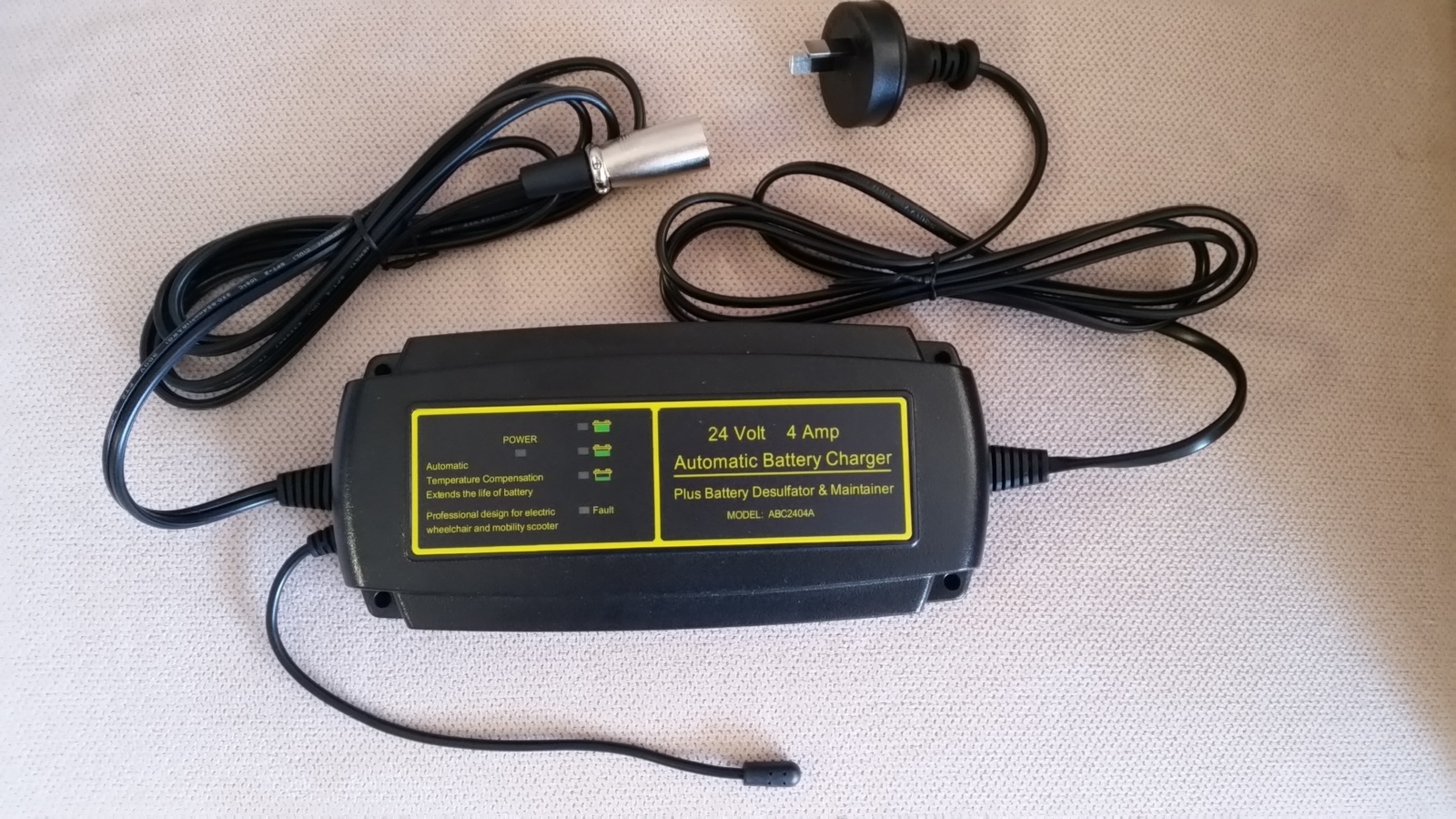 48V 2A Battery Charger Adapter Power Supply Output Maroc