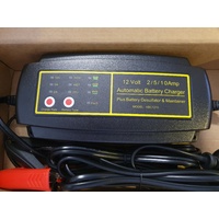 Automatic Battery Charger 12V 2 / 5 / 10 Amp Selectable