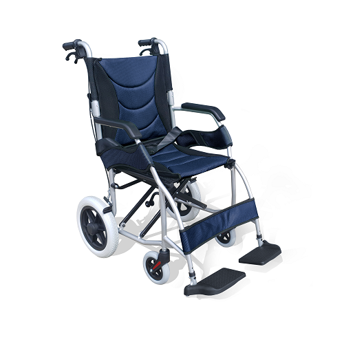 Comfortlite Transit Wheelchair Blue