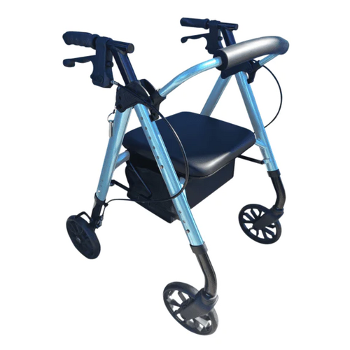 Primo 8 Seat Walker - Blue, Height Adjustable